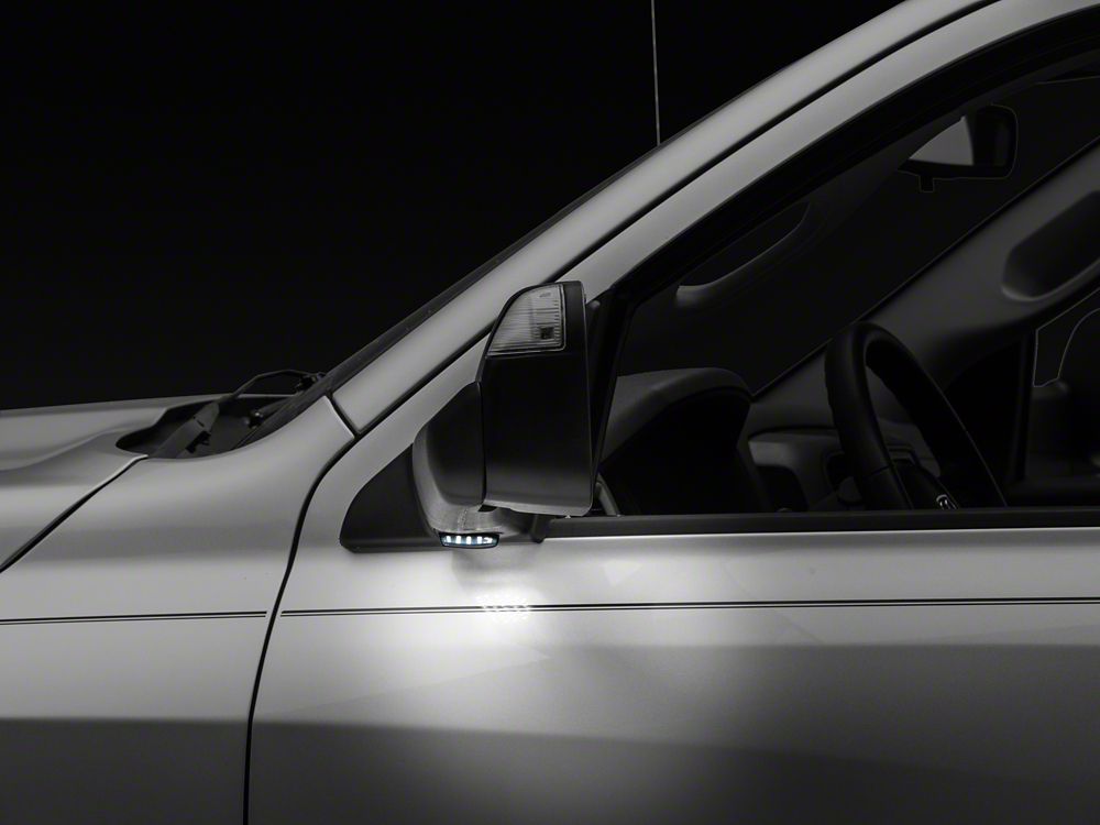 Raxiom Axial Series LED Mirror Puddle Lights; Smoked (10-18 RAM 1500)