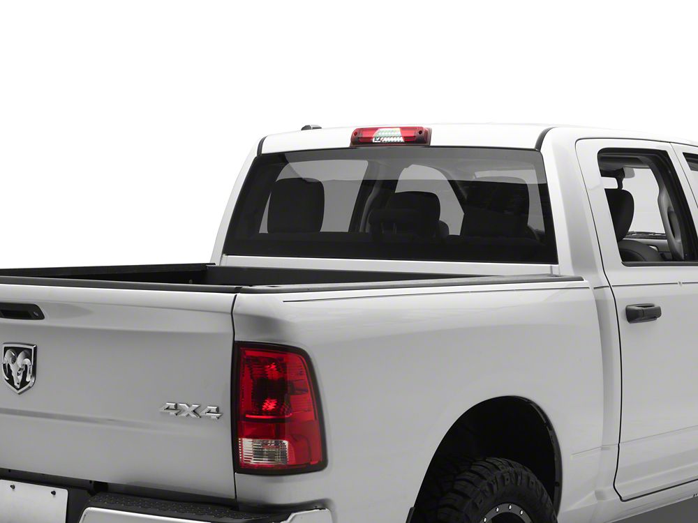 Raxiom V2 LED Third Brake Light; Chrome Housing; Red Lens (09-18 RAM 1500)