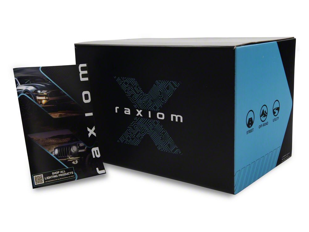 Raxiom Super White LED Halo Projector Headlights; Chrome Housing; Clear Lens (05-09 Tacoma)