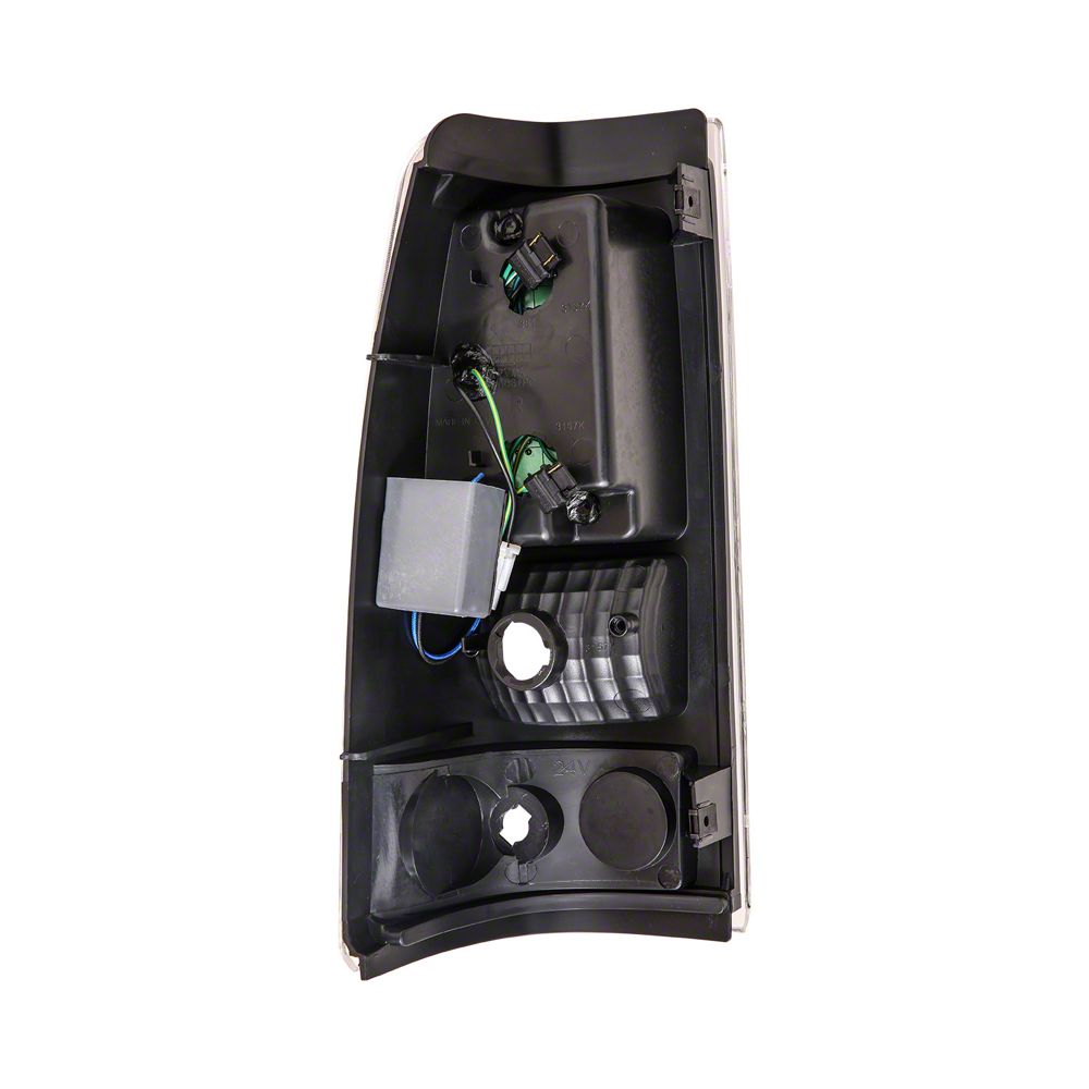Raxiom LED Tail Lights; Chrome Housing; Clear Lens (03-06 Silverado 1500 Fleetside)