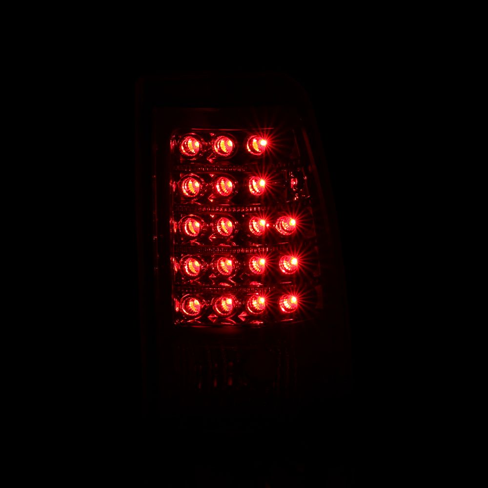 Raxiom LED Tail Lights; Chrome Housing; Clear Lens (03-06 Silverado 1500 Fleetside)