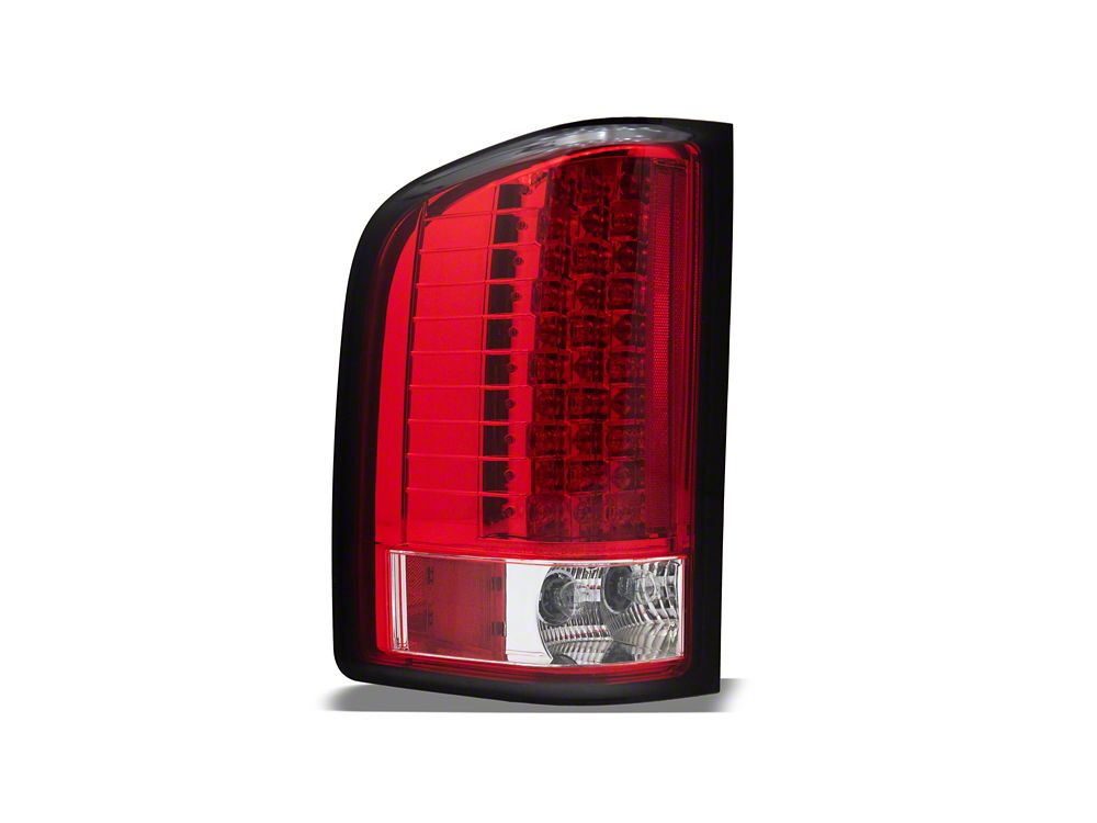 Raxiom LED Tail Lights; Chrome Housing; Red/Clear Lens (07-13 Silverado 1500)