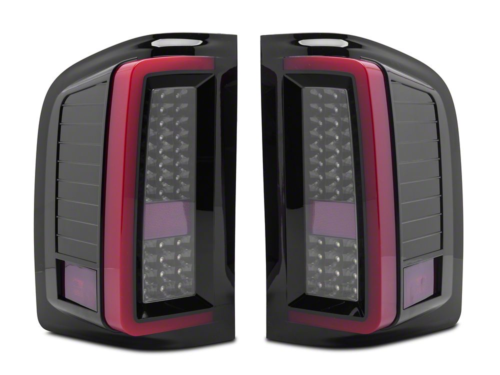 Raxiom G2 LED Tail Lights; Black Housing; Smoked Lens (07-13 Silverado 1500)