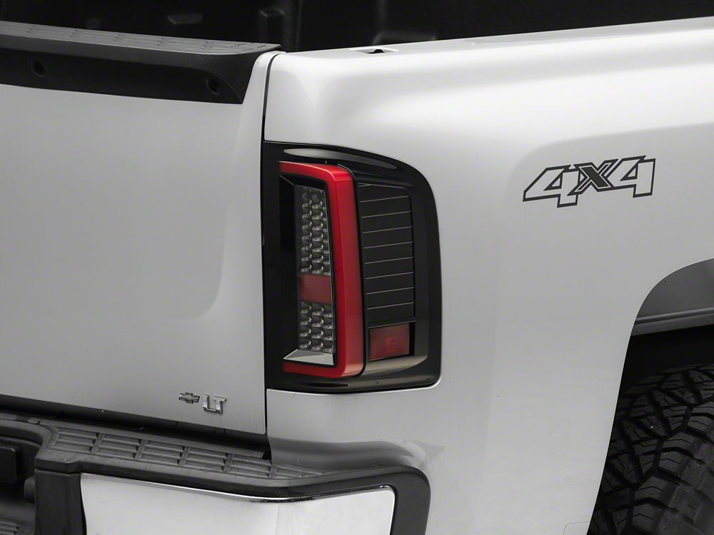 Raxiom G2 LED Tail Lights; Black Housing; Smoked Lens (07-13 Silverado 1500)