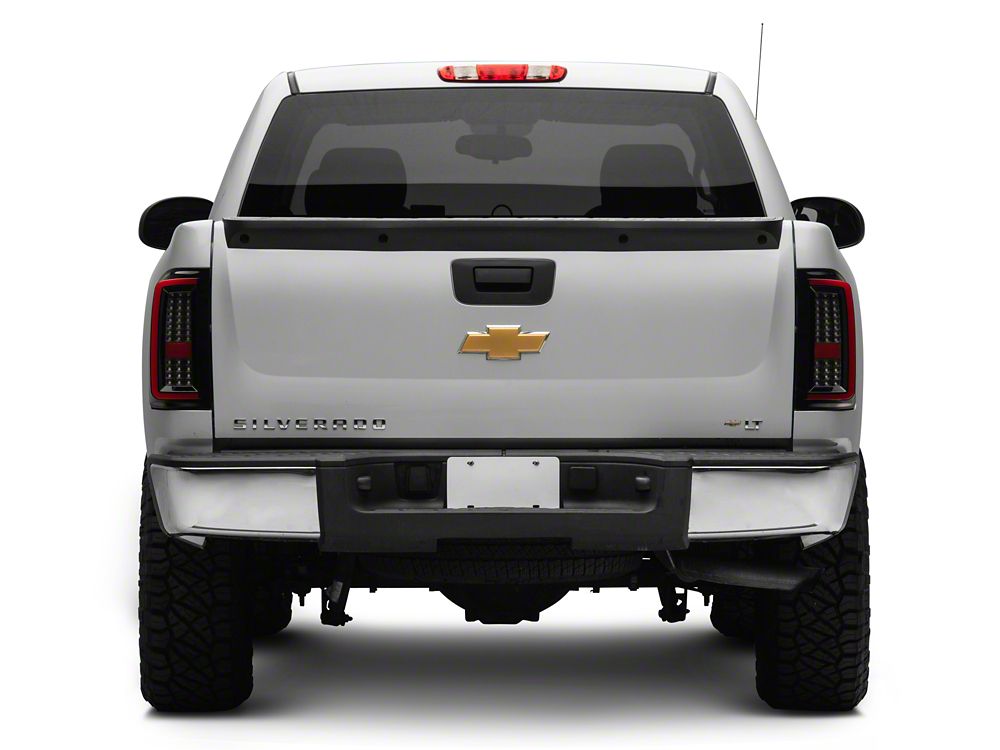 Raxiom G2 LED Tail Lights; Black Housing; Smoked Lens (07-13 Silverado 1500)