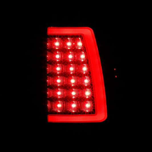 Raxiom Axial Series LED Tail Lights; Black Housing; Smoked Lens (03-06 Sierra 1500)