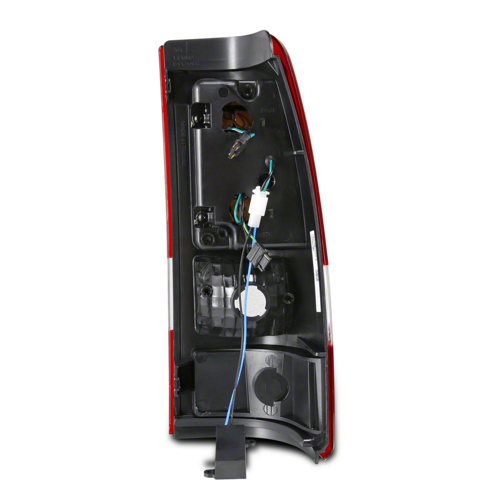 Raxiom Axial Series LED Tail Lights; Chrome Housing; Red/Clear Lens (99-02 Silverado 1500 Fleetside)