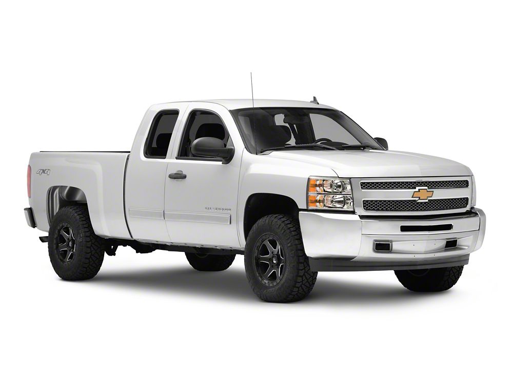 Raxiom Axial Series OEM Style Replacement Headlights; Chrome Housing; Clear Lens (07-13 Silverado 1500)