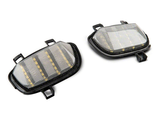 Raxiom Axial Series LED Mirror Lights; Clear (19-25 Silverado 1500)