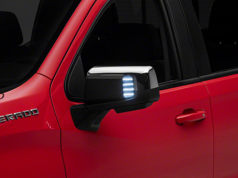 Raxiom Axial Series LED Mirror Lights; Smoked (19-25 Silverado 1500)