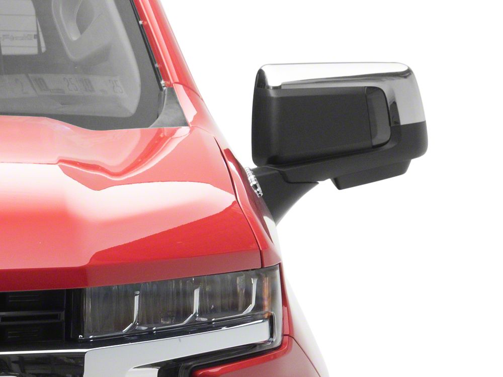 Raxiom Axial Series LED Mirror Lights; Smoked (19-25 Silverado 1500)