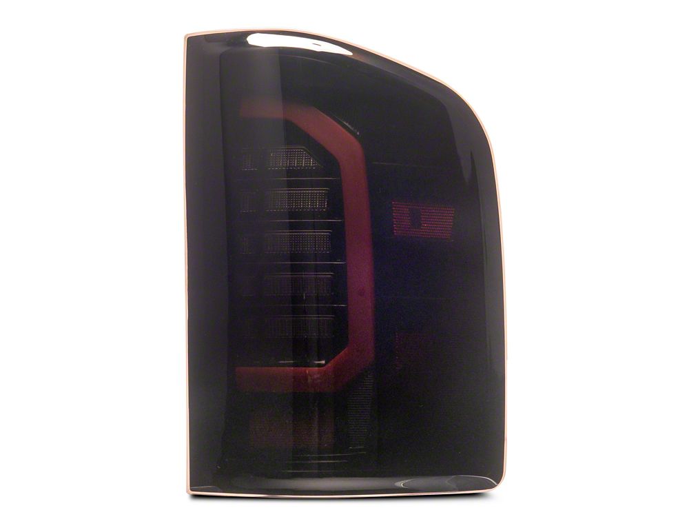 Raxiom Axial Series LED Tail Lights; Black Housing; Smoked Lens (07-13 Silverado 1500)