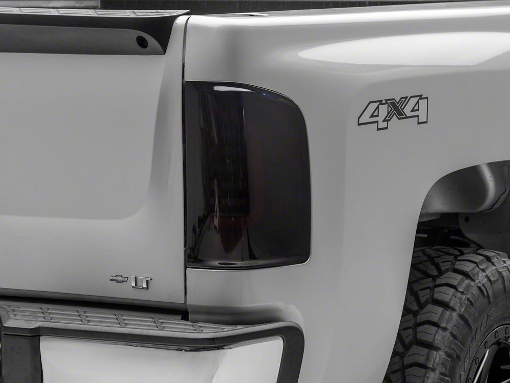 Raxiom Axial Series LED Tail Lights; Black Housing; Smoked Lens (07-13 Silverado 1500)