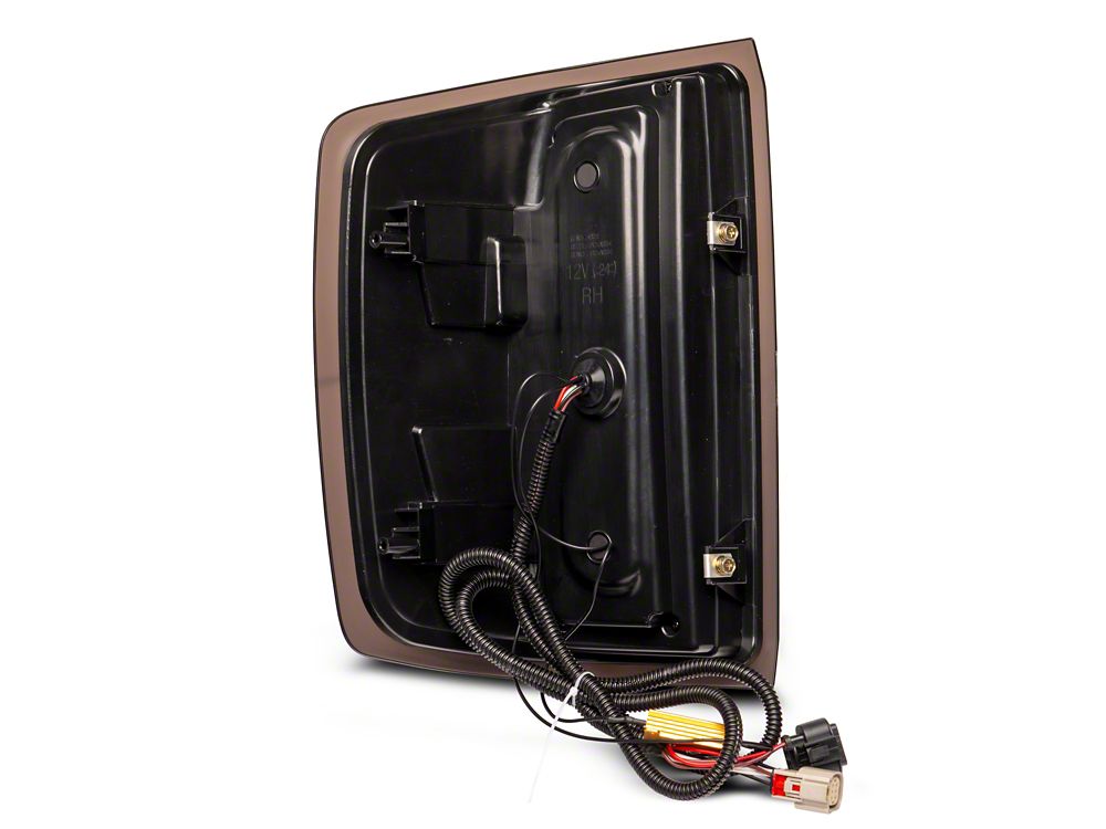 Raxiom Axial Series LED Tail Lights; Black Housing; Smoked Lens (16-18 Silverado 1500 w/ Factory Halogen Tail Lights)