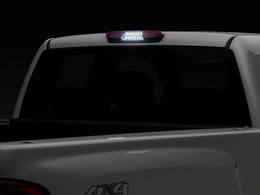 Raxiom V2 LED Third Brake Light; Chrome Housing; Red Lens (07-13 Silverado 1500)