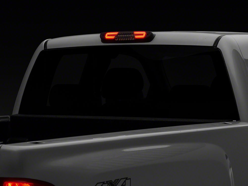 Raxiom V2 LED Third Brake Light; Chrome Housing; Smoked Lens (07-13 Silverado 1500)