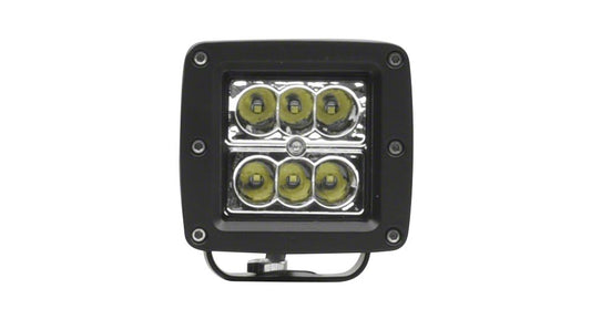 Raxiom Axial Series 3-Inch 6-LED Cube Light; Spot Beam (Universal; Some Adaptation May Be Required)