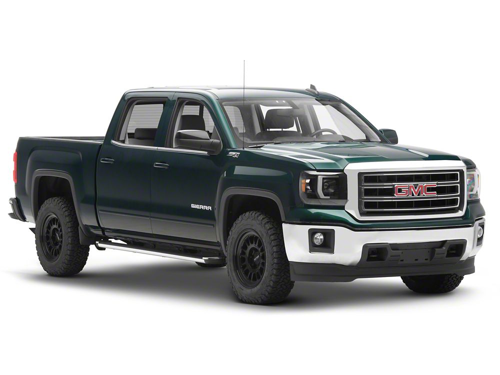 Raxiom Axial Series Projector Headlights; Black Housing; Clear Lens (14-15 Sierra 1500 w/ Factory Halogen Headlights)