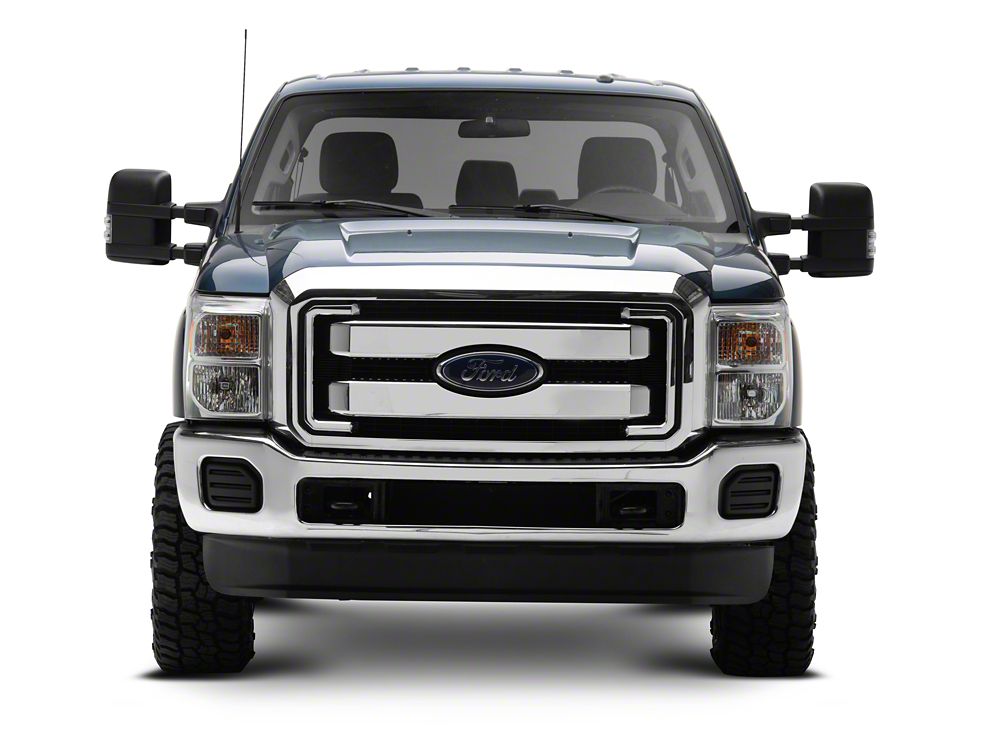 Raxiom Axial Series LED Sequential Switchback Side Mirror Marker Lamps; Clear (11-16 F-250 Super Duty)