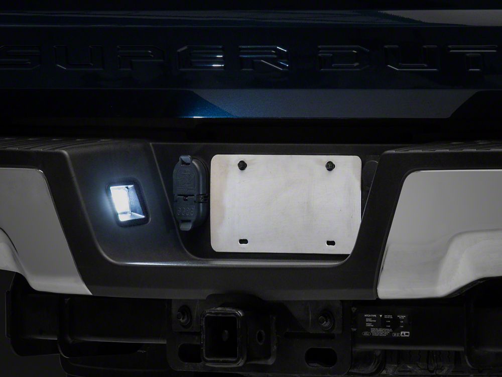 Raxiom Axial Series LED License Plate Lamps (17-25 F-250 Super Duty)