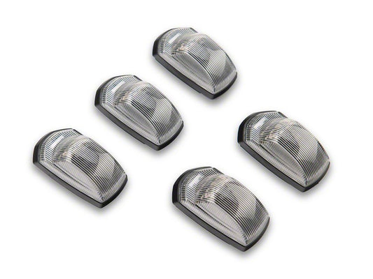 Raxiom Axial Series LED Clearance Lights; Clear (17-25 F-250 Super Duty)