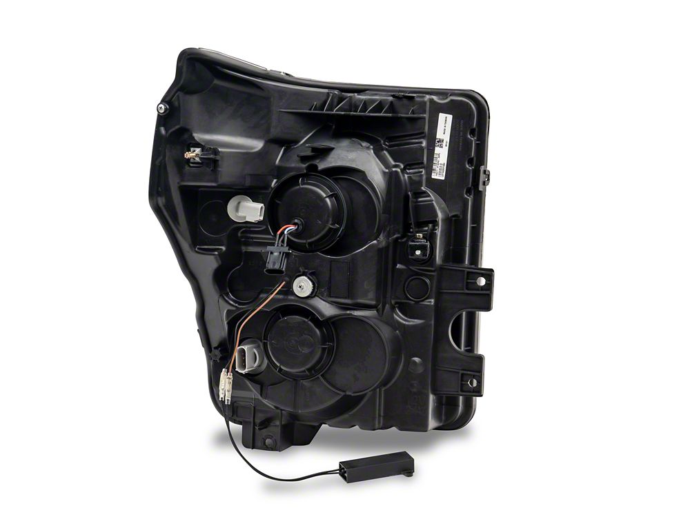 Raxiom LED Projector Headlights with Switchback Turn Signals; Black Housing; Clear Lens (11-16 F-250 Super Duty)