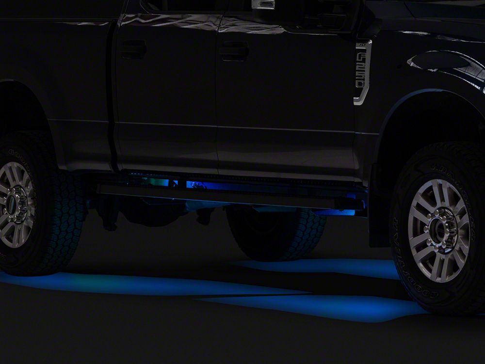 Raxiom Axial Series Multi-Color Underbody Rock Light Kit with Bluetooth Remote (Universal; Some Adaptation May Be Required)