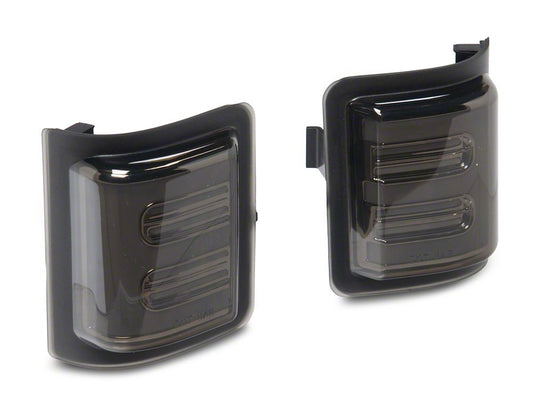 Raxiom V2 LED Side Mirror Marker Lights; Smoked (08-16 F-250 Super Duty w/ Factory Mirrors)