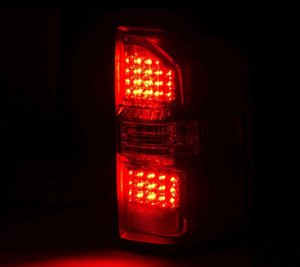 Raxiom Axial Series LED Tail Lights; Black Housing; Red Lens (15-19 Sierra 3500 HD SRW w/ Factory Halogen Tail Lights)