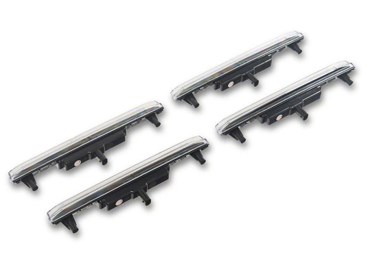 Raxiom V2 LED Side Markers; Clear Lens; Amber LED (20-26 Sierra 3500 HD)