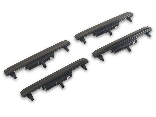 Raxiom V2 LED Side Markers; Smoked Lens; White LED (20-26 Sierra 3500 HD)