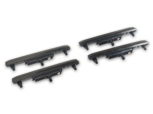 Raxiom V2 LED Side Markers; Smoked Lens; Amber LED (20-26 Sierra 3500 HD)