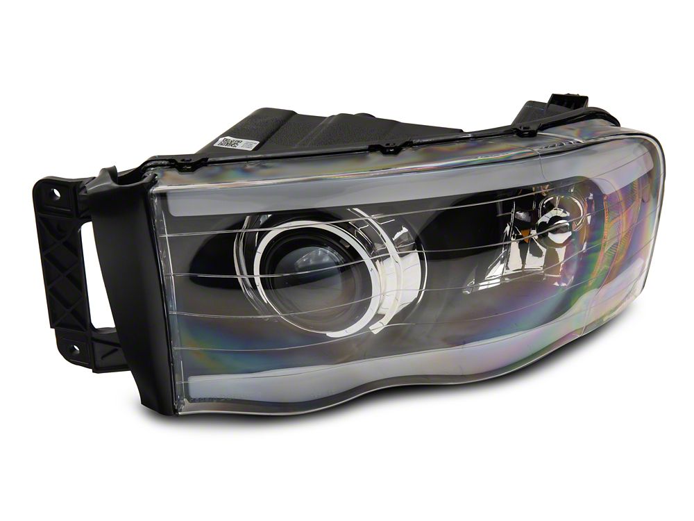 Raxiom Axial Series LED Projector Headlights; Black Housing; Clear Lens (03-05 RAM 3500)