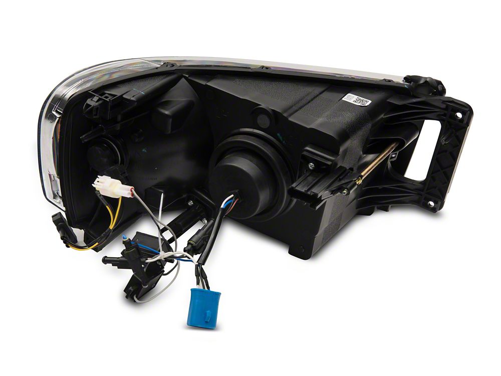 Raxiom Axial Series LED Projector Headlights; Black Housing; Clear Lens (03-05 RAM 3500)