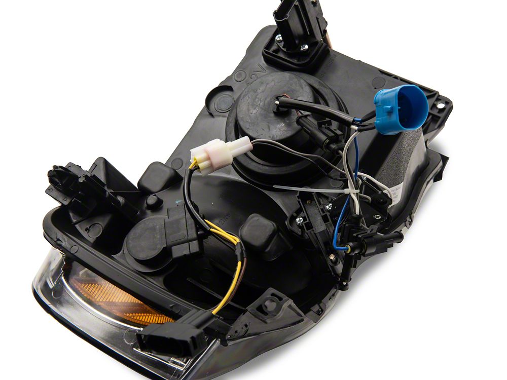 Raxiom Axial Series LED Projector Headlights; Black Housing; Clear Lens (03-05 RAM 3500)