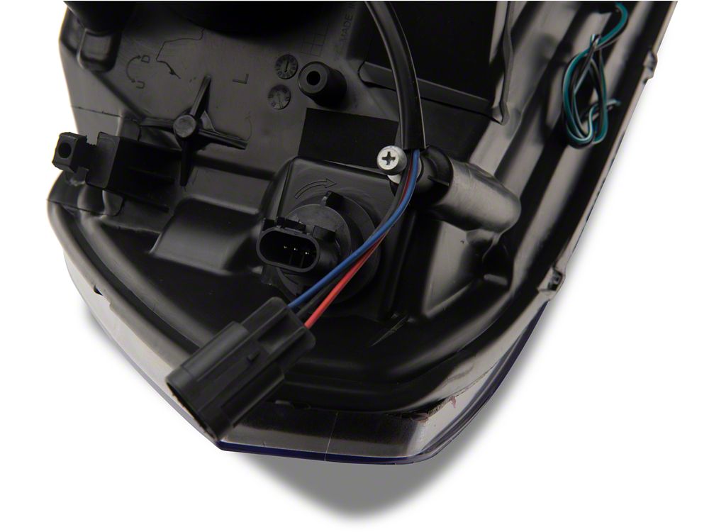 Raxiom Axial Series LED Headlights; Black Housing; Clear Lens (10-18 RAM 3500 w/ Factory Halogen Non-Projector Headlights)