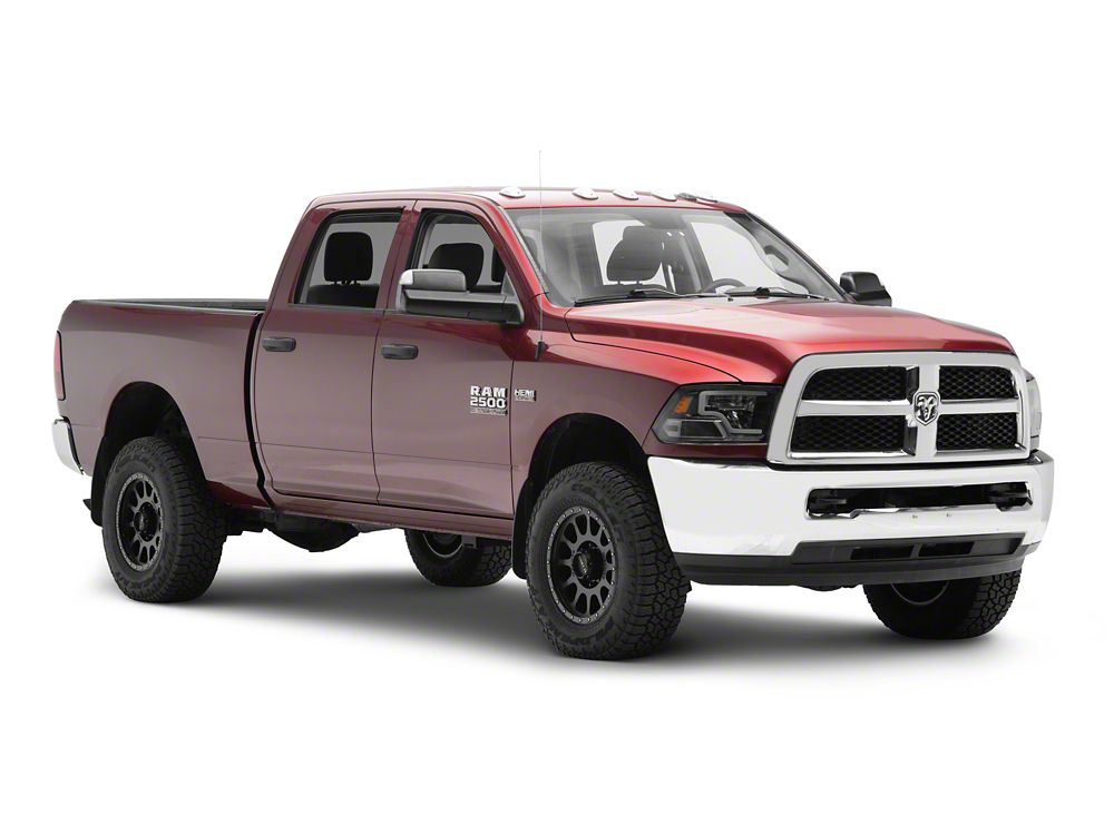 Raxiom Axial Series LED Headlights; Black Housing; Clear Lens (10-18 RAM 3500 w/ Factory Halogen Non-Projector Headlights)