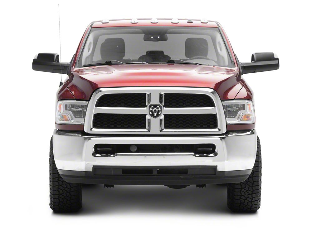 Raxiom Axial Series LED Headlights; Chrome Housing; Clear Lens (10-18 RAM 3500 w/ Factory Halogen Headlights)