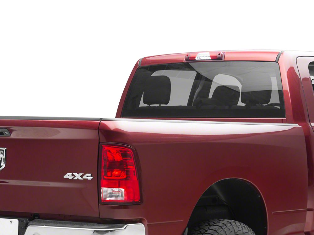 Raxiom V2 LED Third Brake Light; Chrome Housing; Red Lens (10-18 RAM 3500)