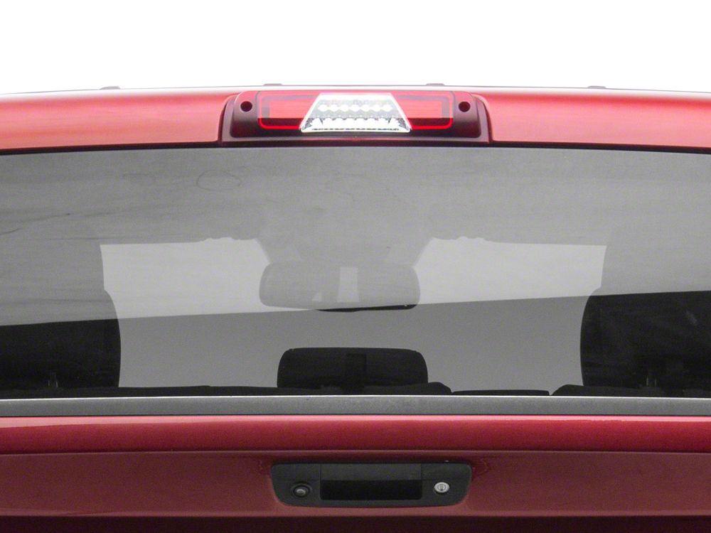 Raxiom V2 LED Third Brake Light; Chrome Housing; Red Lens (10-18 RAM 3500)