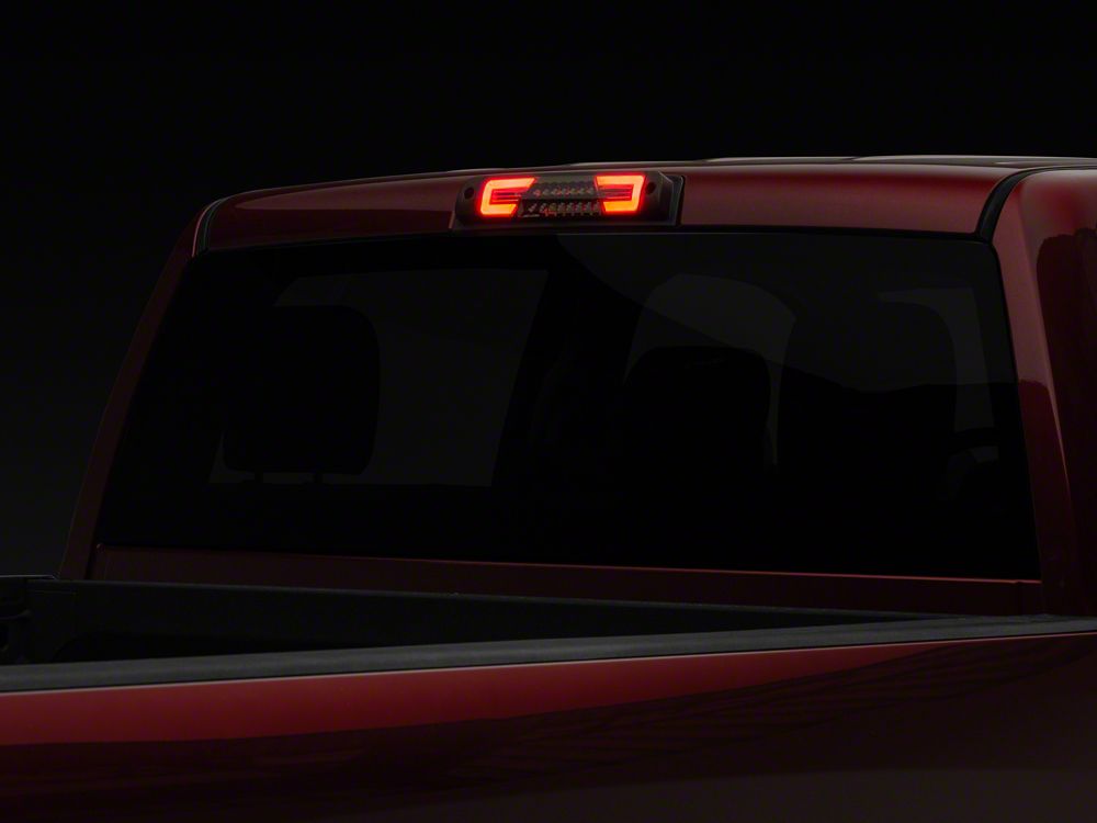 Raxiom V2 Smoked LED Third Brake Light; Chrome Housing; Smoked Lens (10-18 RAM 3500)