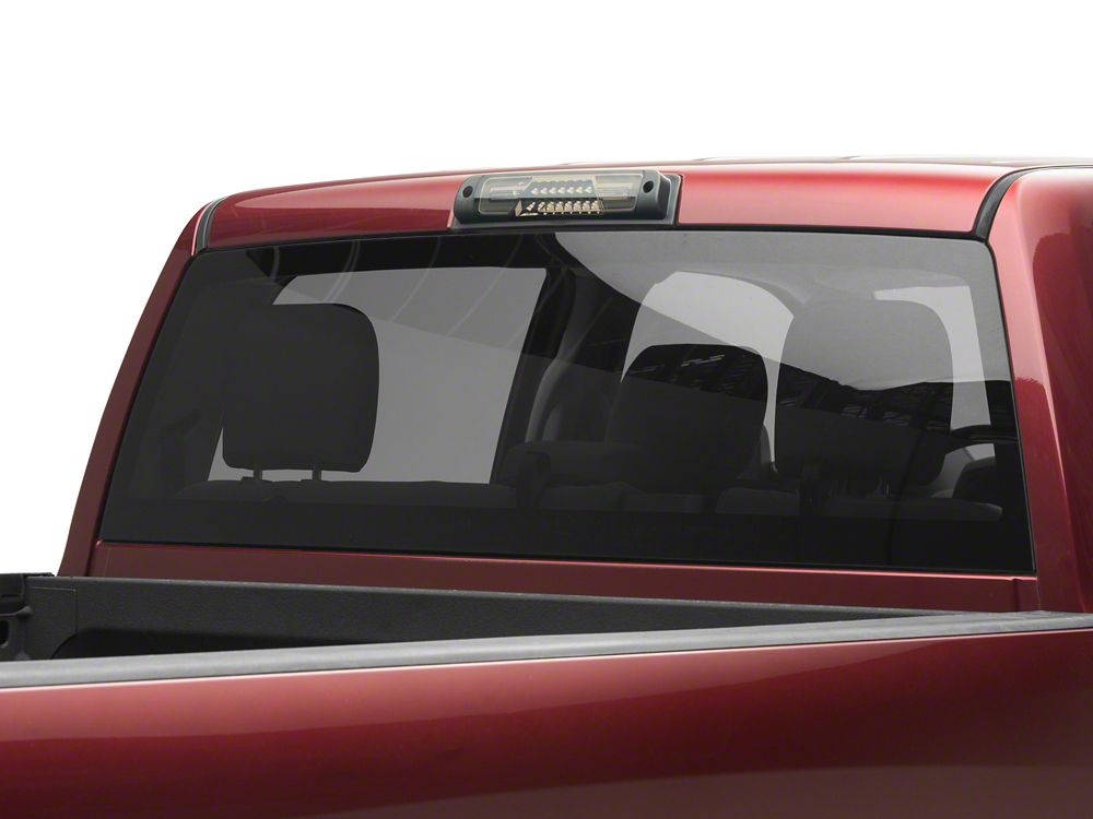 Raxiom V2 Smoked LED Third Brake Light; Chrome Housing; Smoked Lens (10-18 RAM 3500)