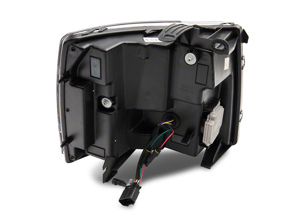 Raxiom LED Headlights; Black Housing; Clear Lens (07-14 Silverado 3500 HD)