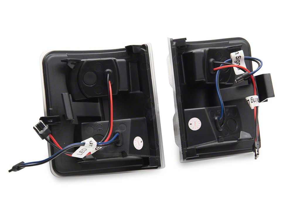 Raxiom Axial Series LED Sequential Switchback Side Mirror Marker Lamps; Clear (11-16 F-350 Super Duty)