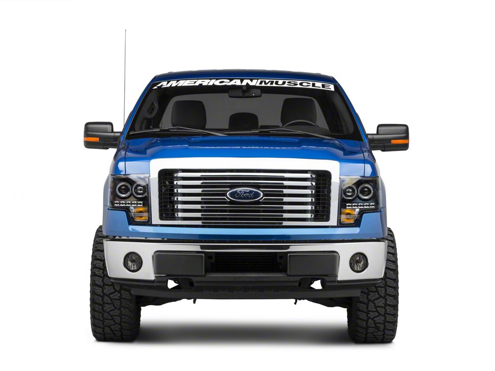 Raxiom Axial Series Black Projector Headlights w/ CCFL Halo (09-14 w/o Factory HID)