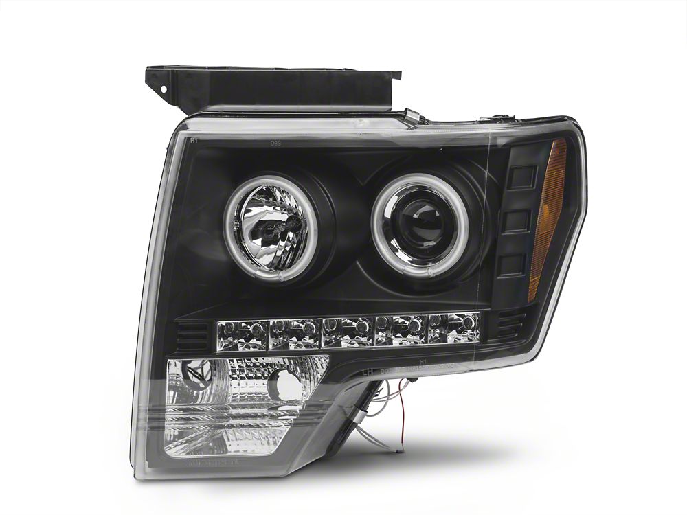 Raxiom Axial Series Black Projector Headlights w/ CCFL Halo (09-14 w/o Factory HID)