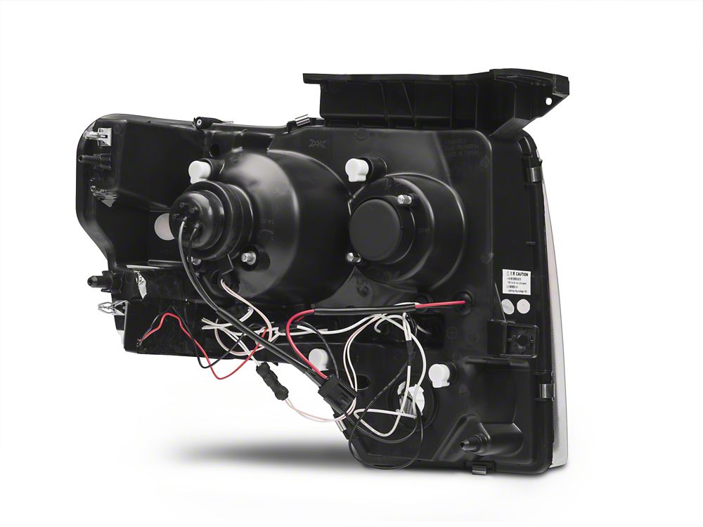 Raxiom Axial Series Black Projector Headlights w/ CCFL Halo (09-14 w/o Factory HID)