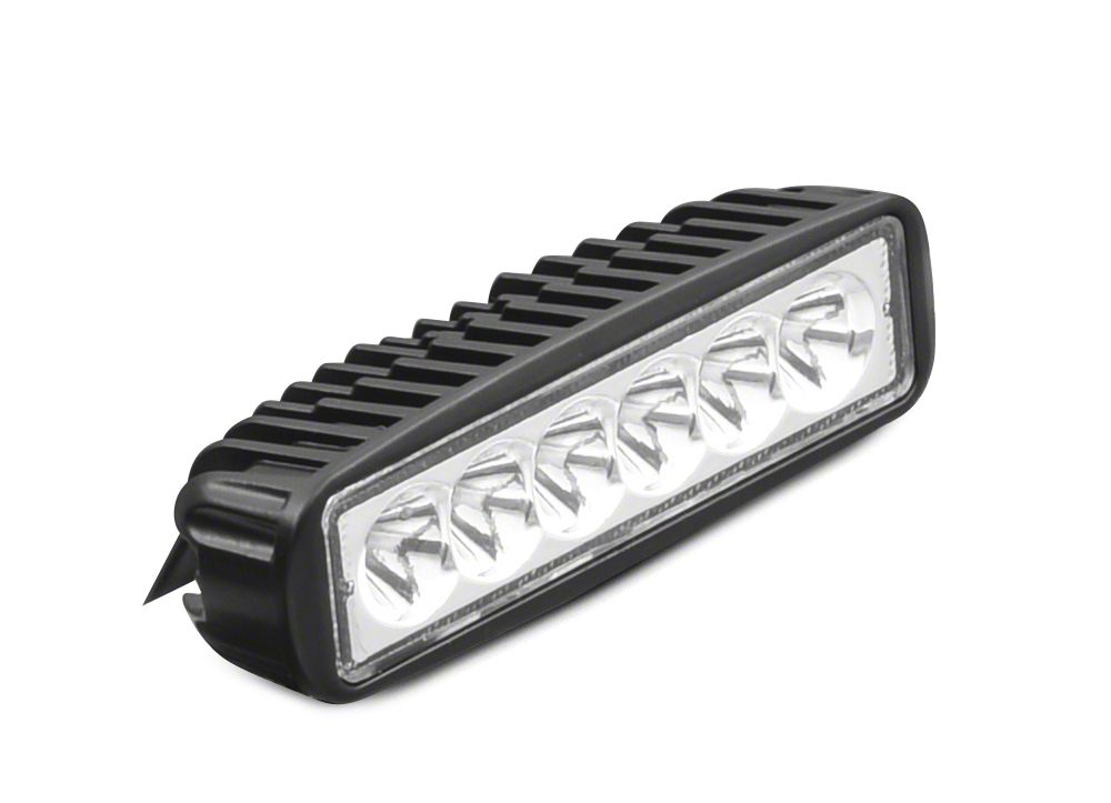Raxiom 6-Inch Slim 6-LED Off-Road Light; Spot Beam (Universal; Some Adaptation May Be Required)