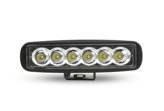 Raxiom 6-Inch Slim 6-LED Off-Road Light; Spot Beam (Universal; Some Adaptation May Be Required)