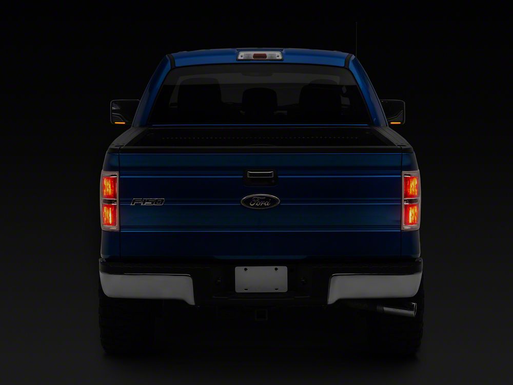 Raxiom Axial Series Side Mirror LED Turn Signal Lights; Smoked (04-14 F-150)